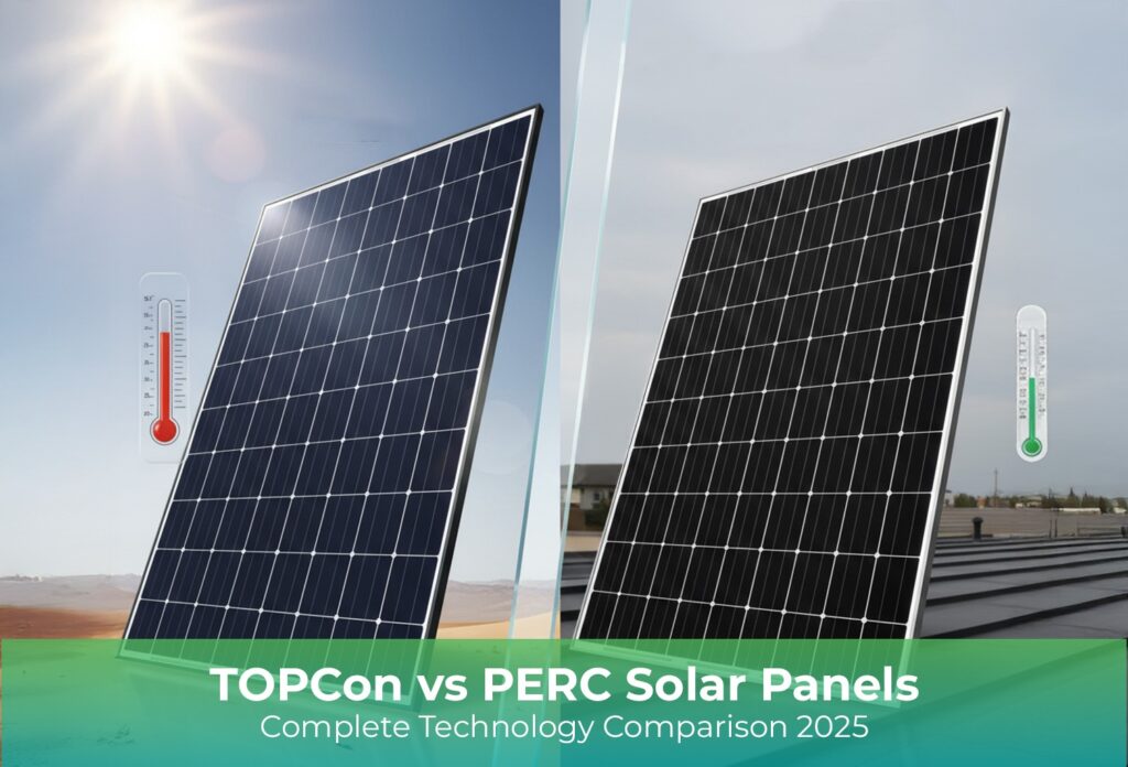 TOPCon vs PERC Solar Panels 2025 | Comparison Guide