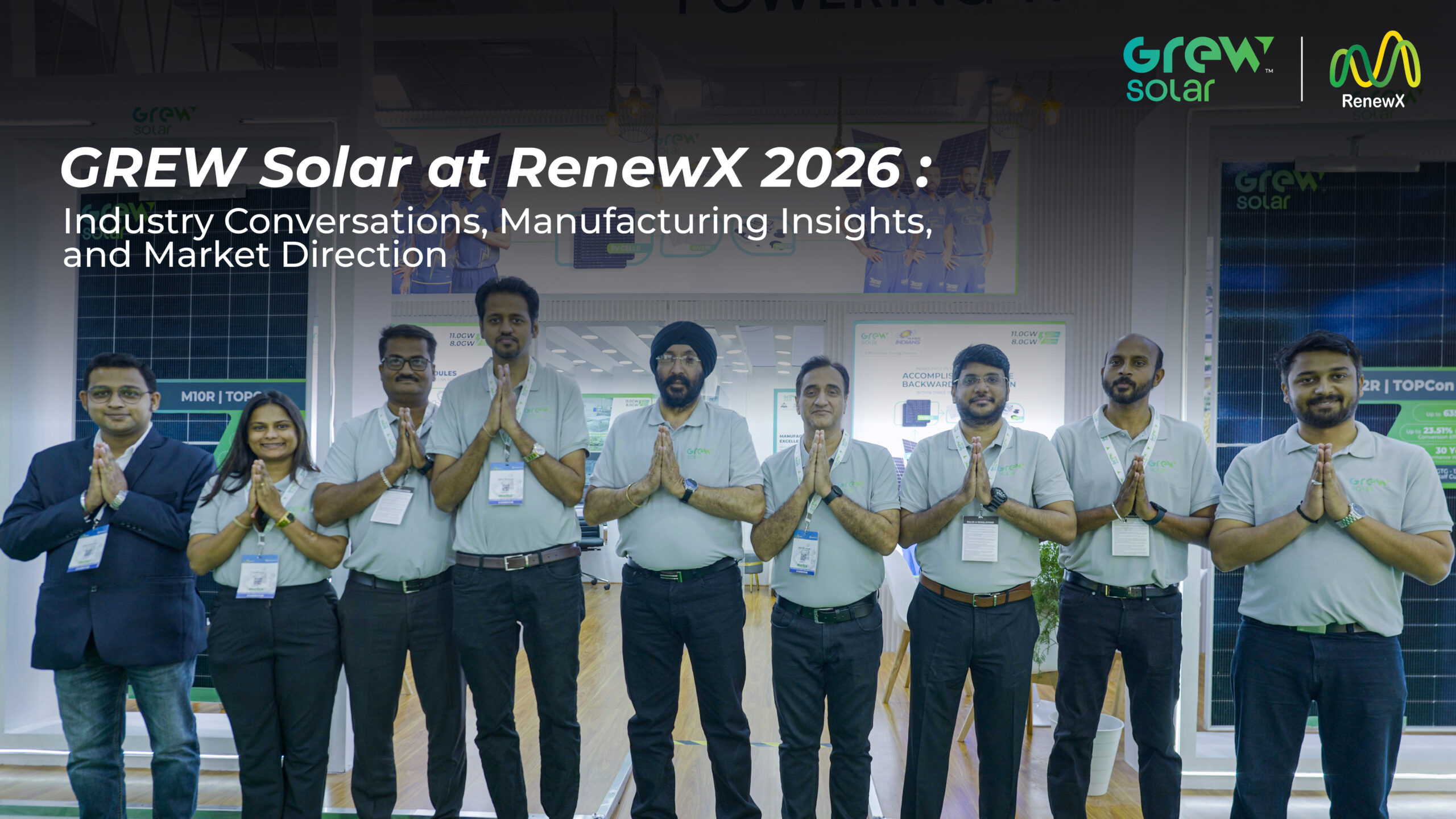 GREW Solar at RenewX 2026 Industry Conversations Manufacturing Insights and Market Direction scaled