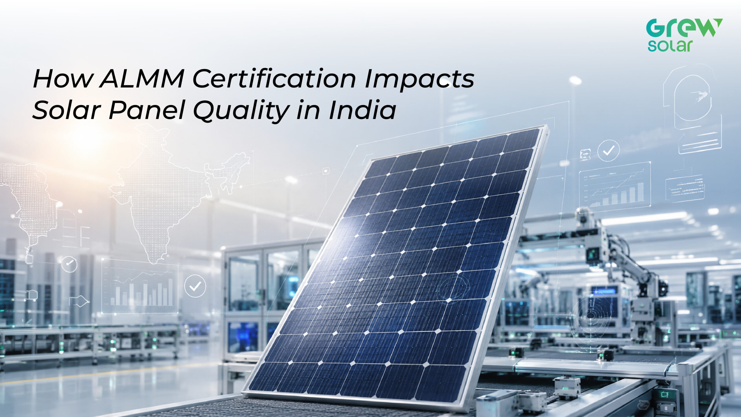 How ALMM Certification Impacts Solar Panel Quality in India scaled